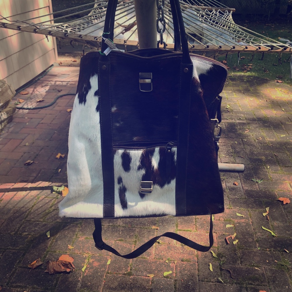 Handbag, Pony and leather